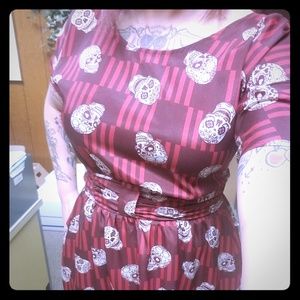 Cute Sugar Skull dress with Pockets!!!